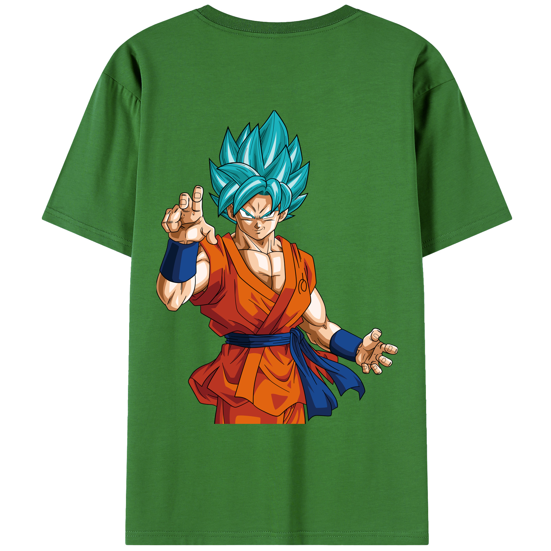 （画像用） ドラゴンボール 孫悟空（そん ごくう）Son Goku カカロット DRAGON BALL Kakarotto レディース半袖Tシャツ(バックプリント)